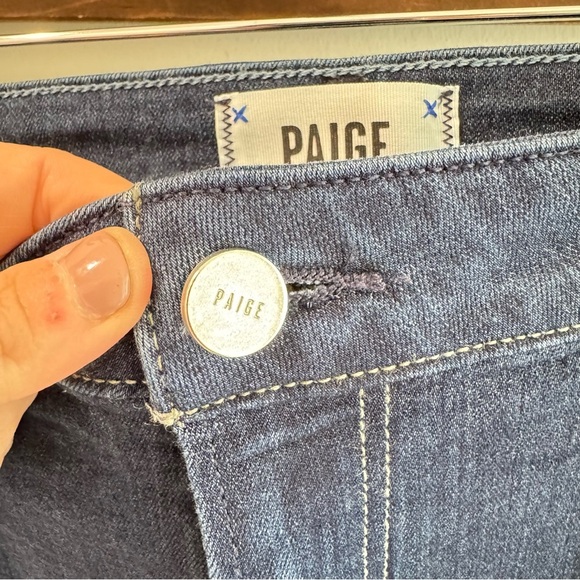 Paige Hoxton Straight Jeans in Famous Wash Size 34 - Picture 2 of 7
